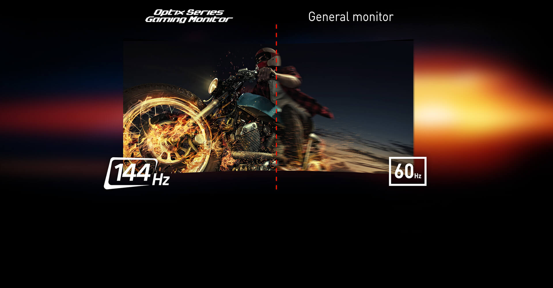 144hz refresh rate   1ms response time