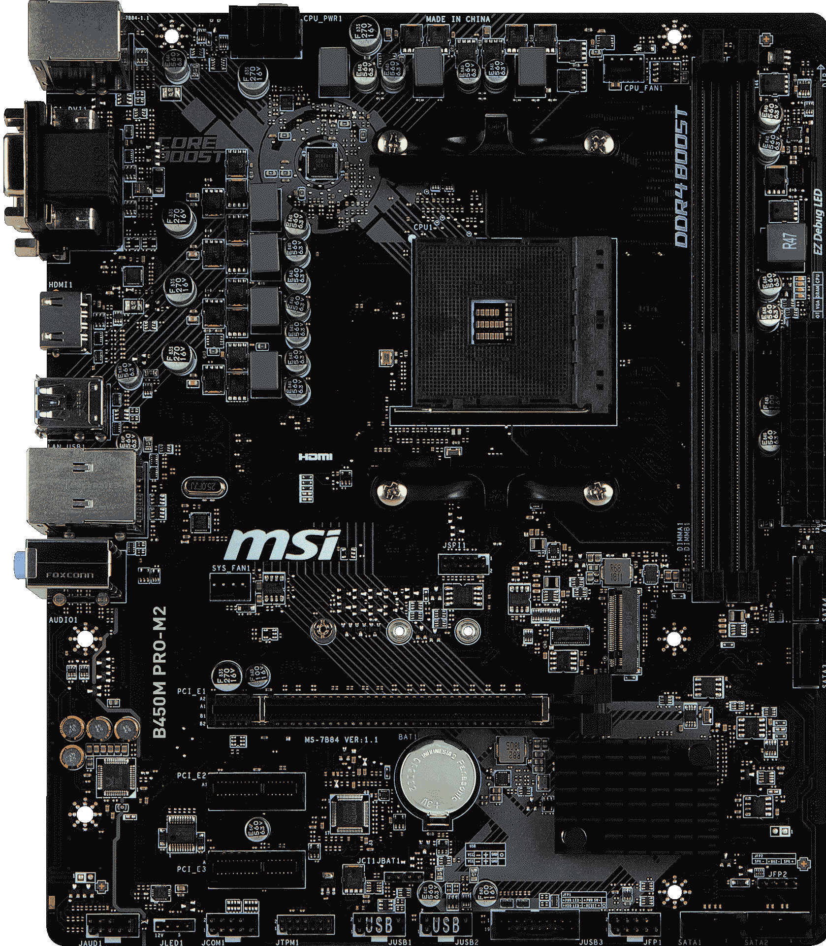 amd b450 主机板 b450m pro-m2