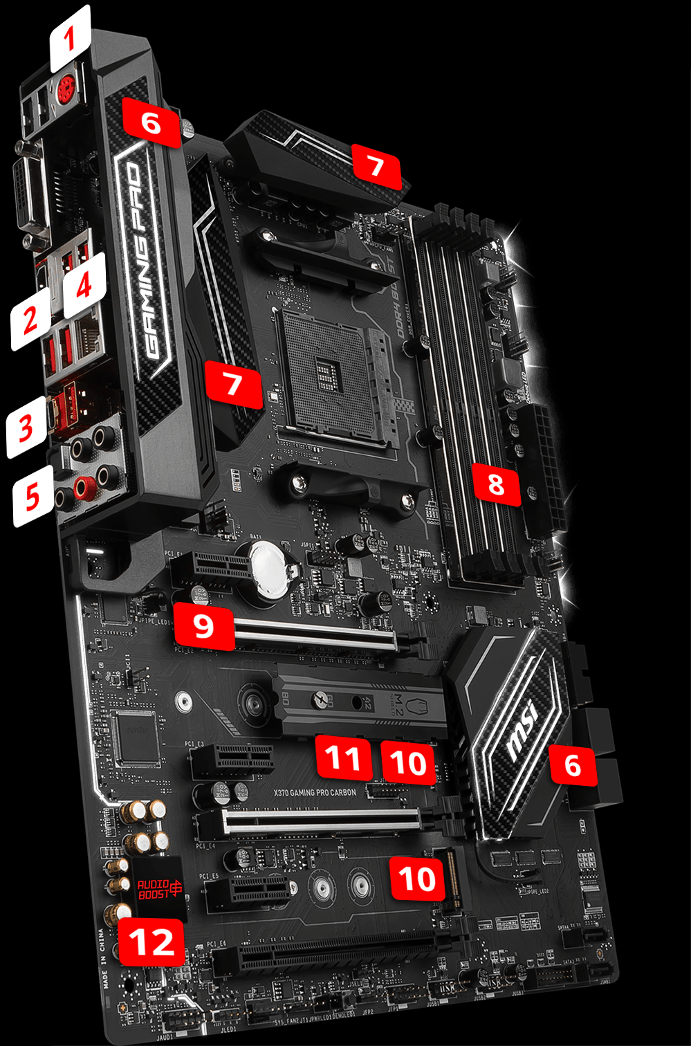X370 GAMING PRO CARBON | Motherboard - The world leader in motherboard