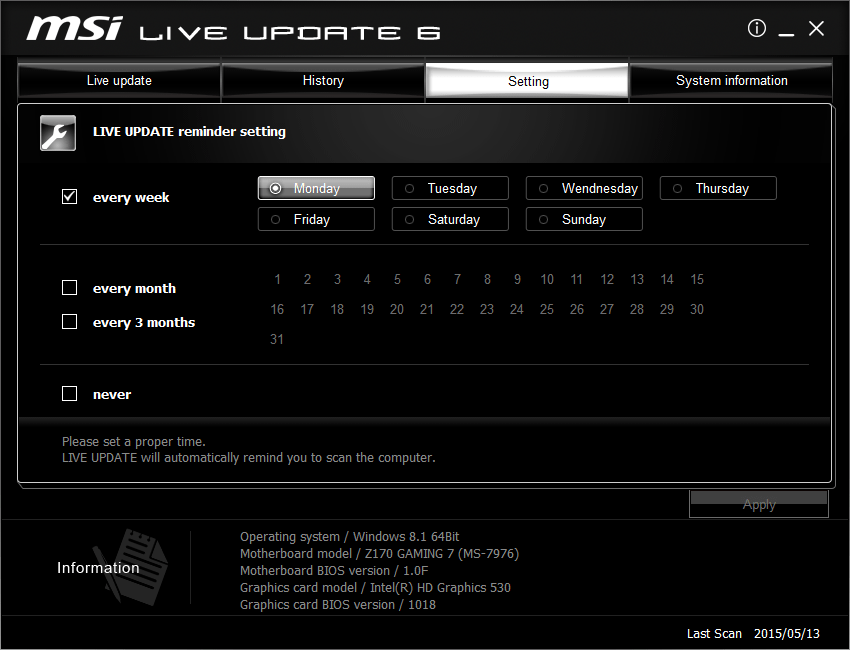 Live Update 6 Instruction 微星科技