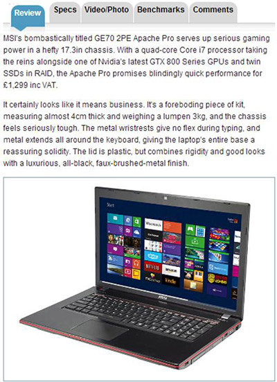 Ноутбук Msi Ge70 2pe Apache Pro Цена