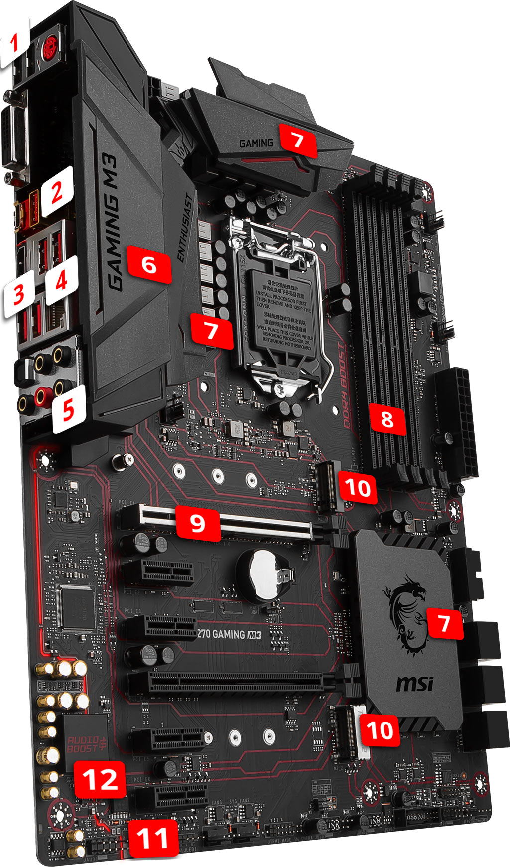 MSI Z270 GAMING M3 overview