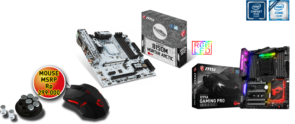 MSI GAMING MOUSE BUNDLE!