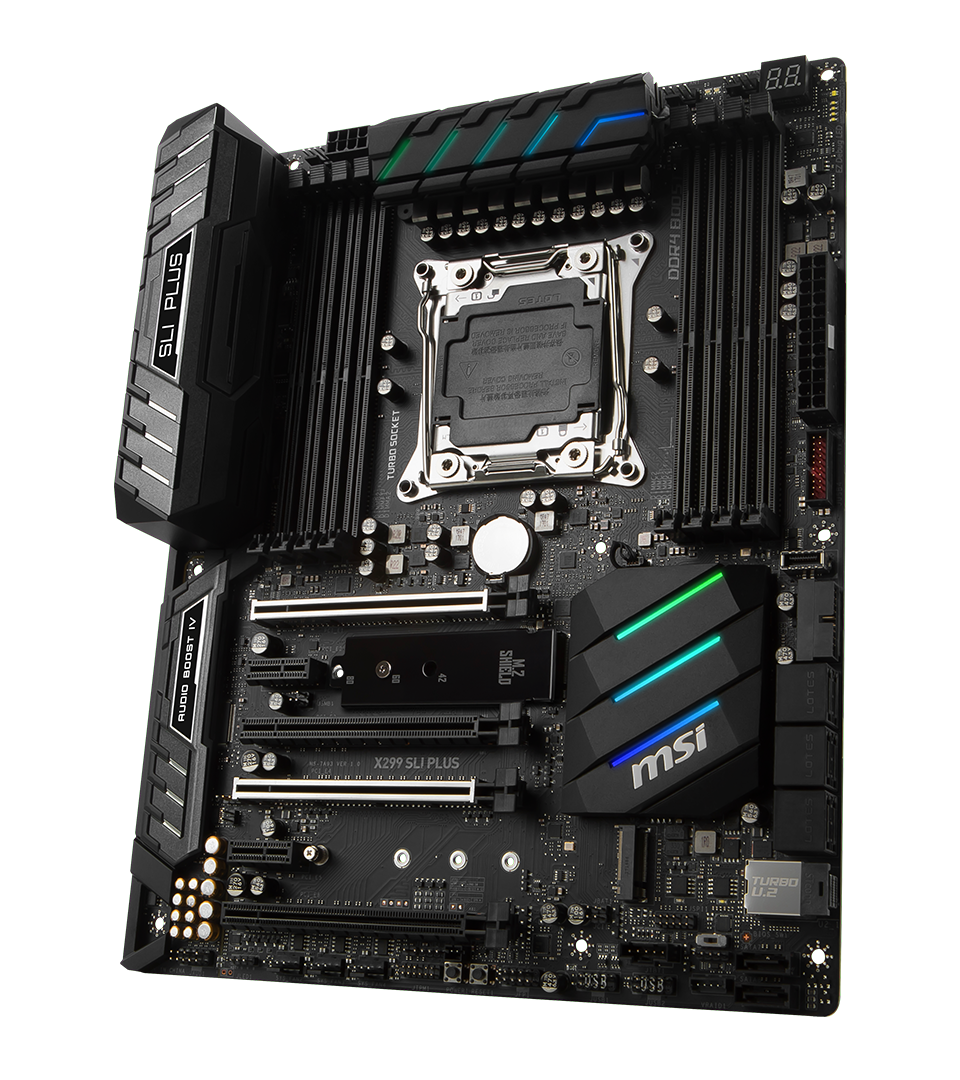 Performance Without Limits MSI X299 GAMING MOTHERBOARDS