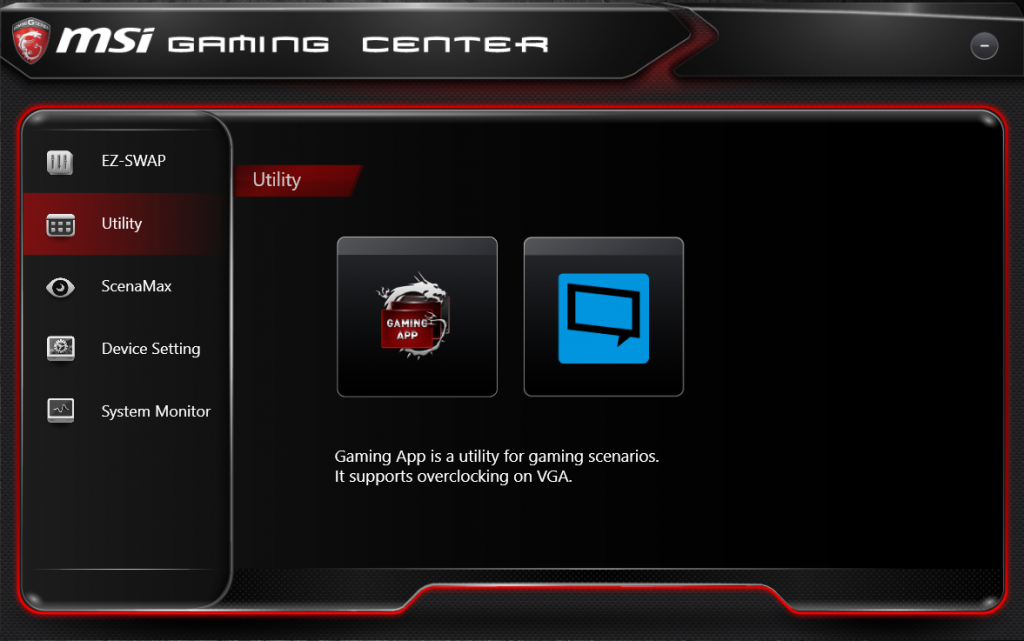 msi control center