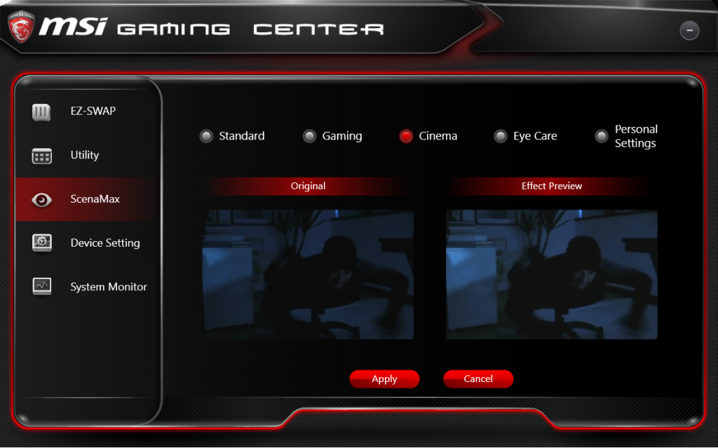 Msi game centre