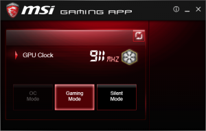 msi gaming center app