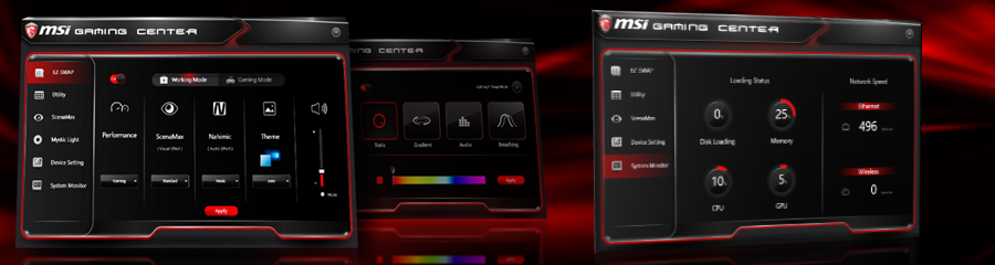 msi center control