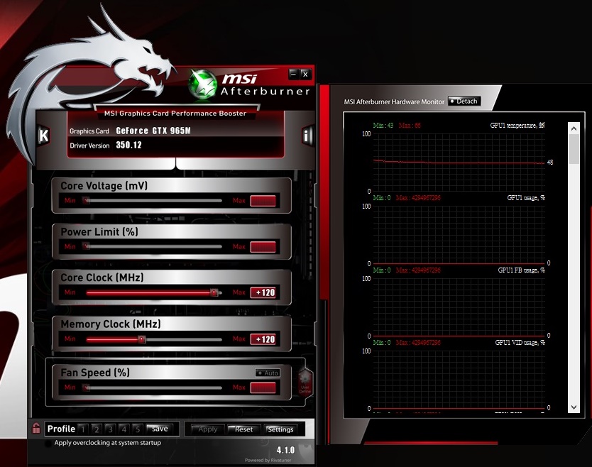 msi afterburner power monitoring