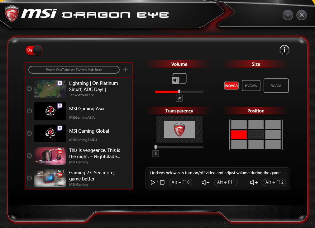 msi dragon eye can only be ran on msi products