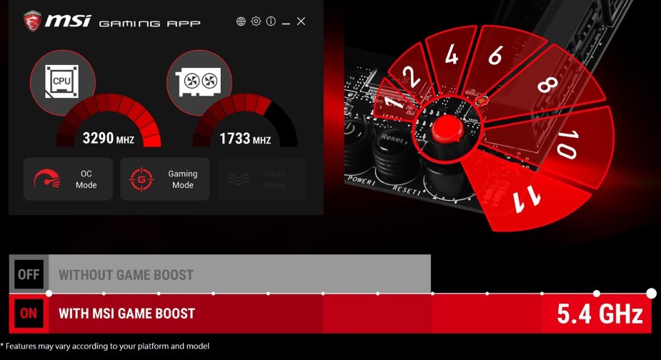 Msi настройка биос game boost