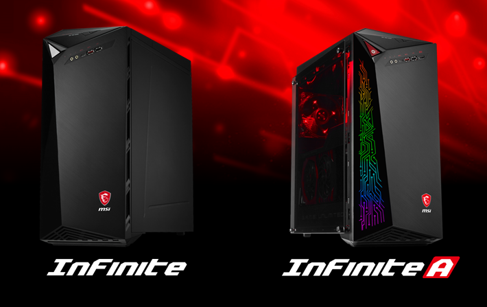 msi infinite series gaming desktop pc