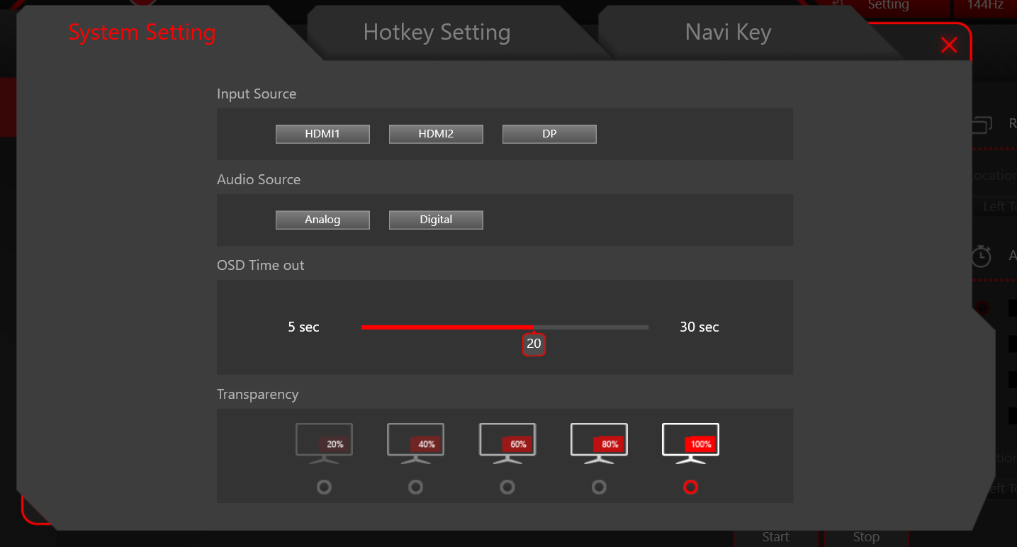 msi osd monitor