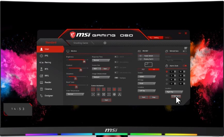 msi osd