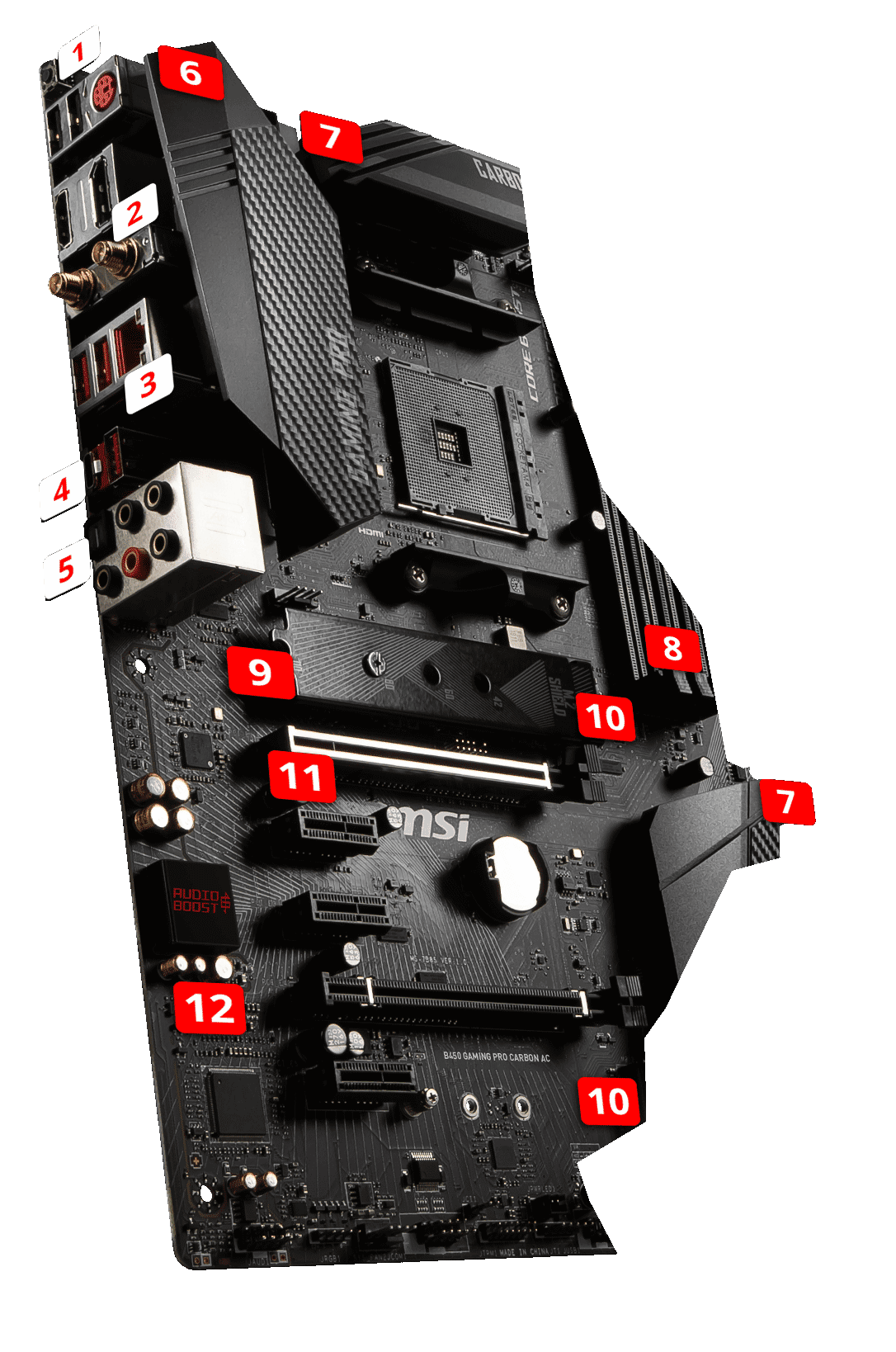 Msi B450 Gaming Pro Carbon Ac Flashback Overview for B450 GAMING PRO CARBON AC | Motherboard - The world leader