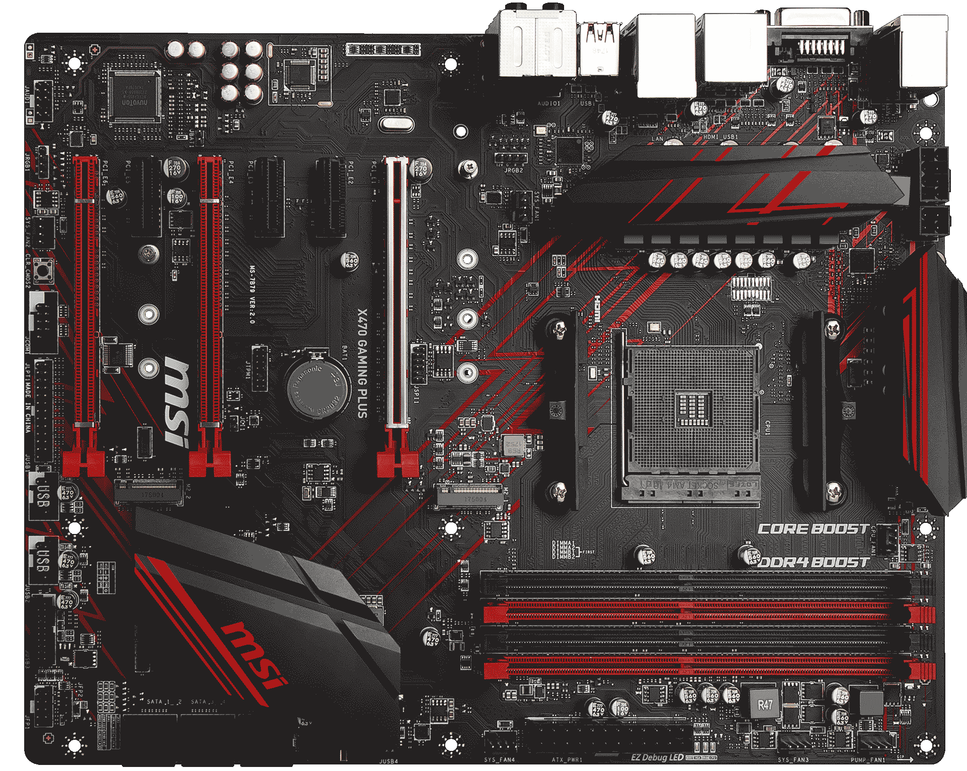 Материнская плата MSI X470 GAMING PLUS MAX купить в магазине Planeta COMP |  Код товара: 1278468 | Цена: 9220 руб. | Характеристики