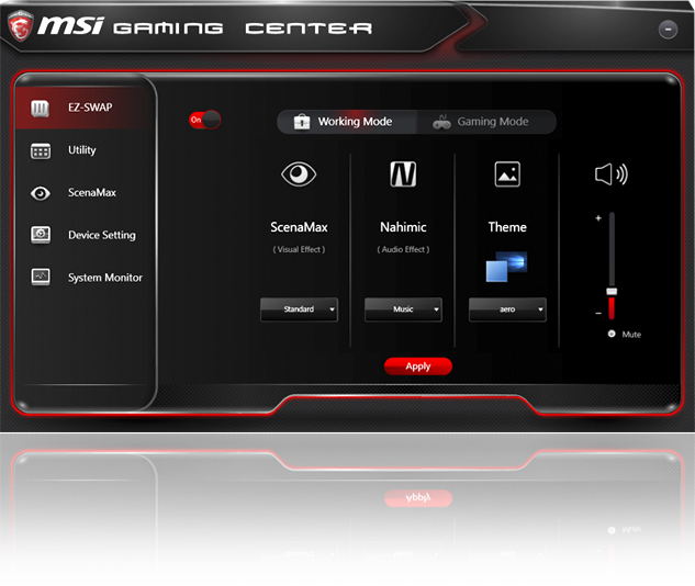 gaming center msi