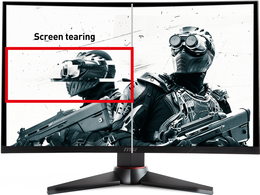 MSI Optix MAG32CQ screen tearing