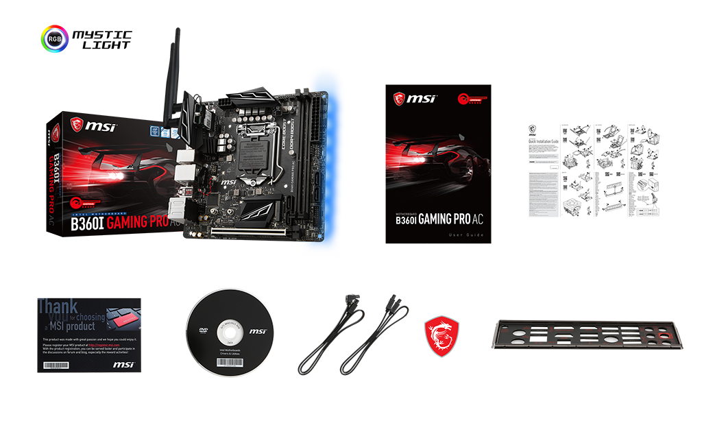 Specification B360I GAMING PRO AC | MSI Global - The Leading Brand High-end Gaming Creation