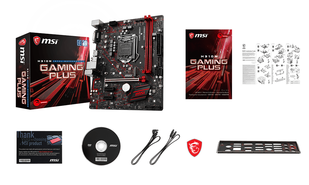 Specification H310M GAMING PLUS | MSI Global - The Leading Brand 