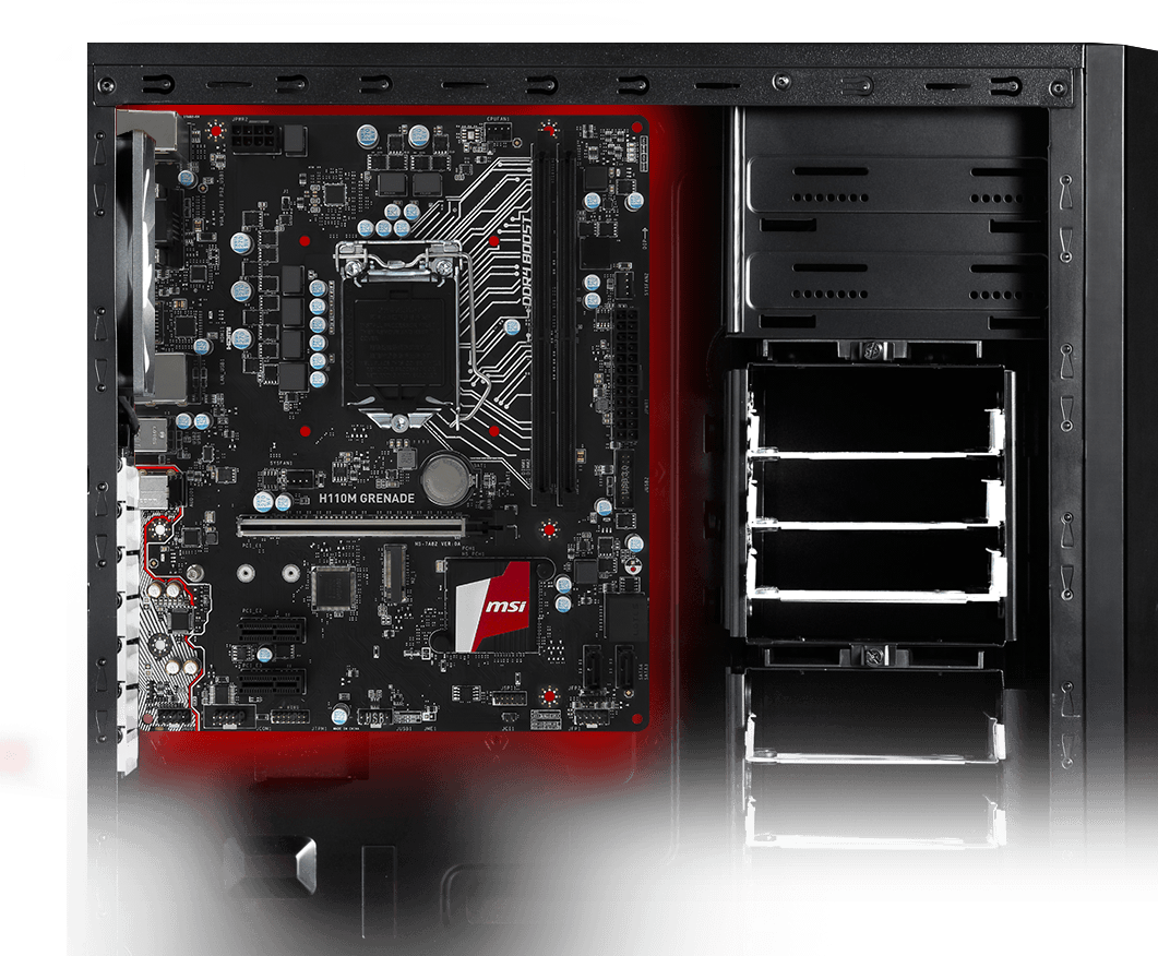 Материнская плата msi ddr4. MSI Mini ATX ddr4. MSI motherboard ddr4. Материнская плата MSI b150m Grenade. H110m Grenade.