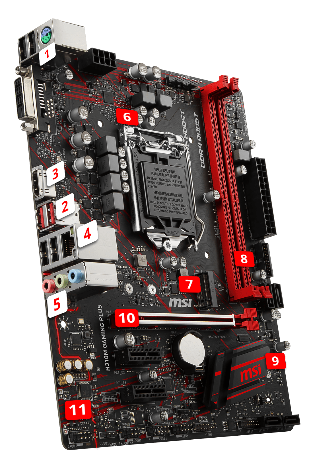 MSI H310M GAMING PLUS overview