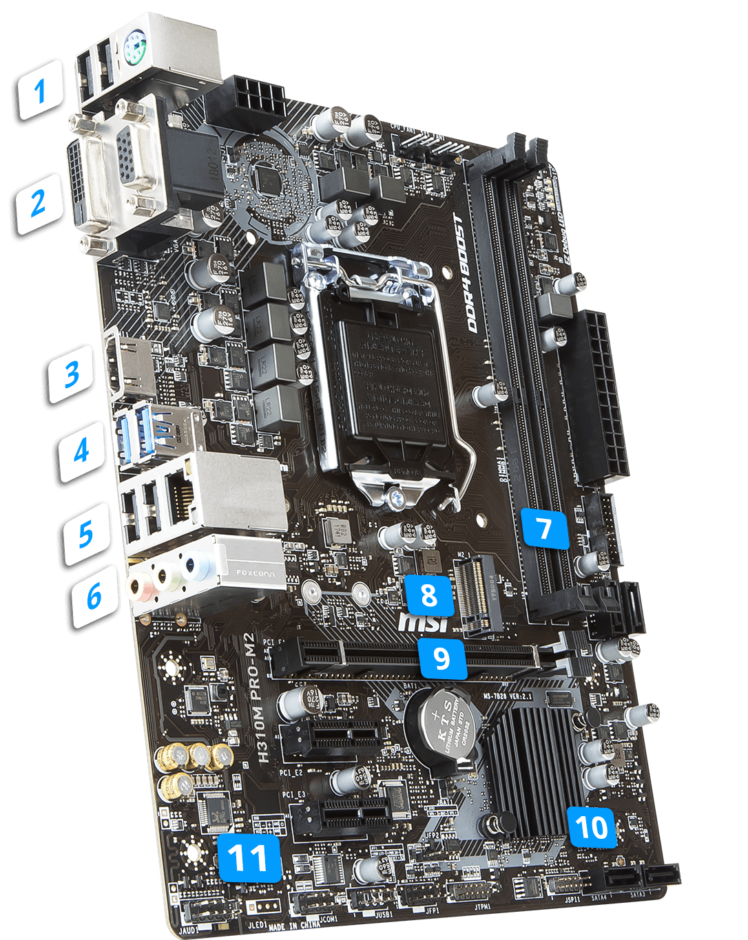 MSI H310M PRO-M2 overview