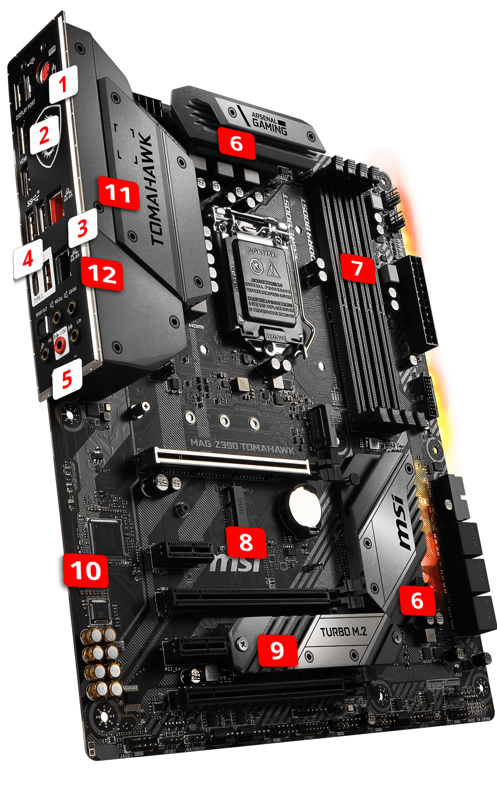 MSI MAG Z390 TOMAHAWK overview