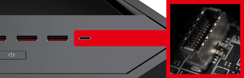 Front USB 3.1 Gen2 Type-C