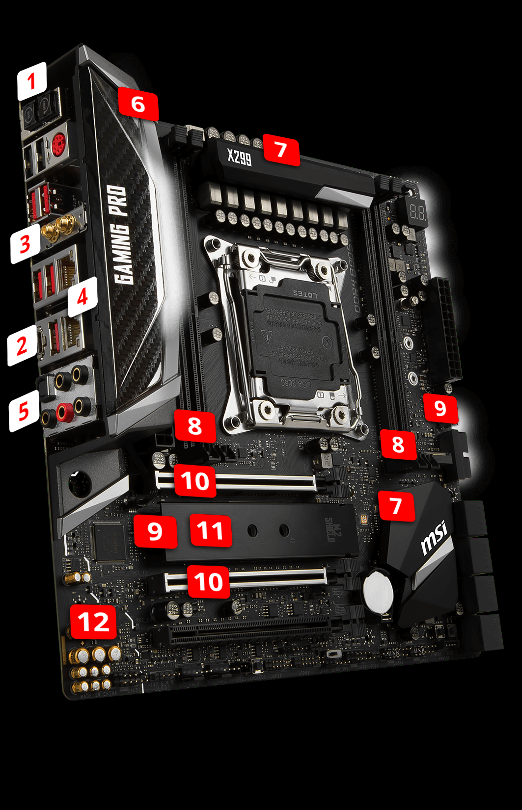 X299M GAMING PRO CARBON AC | Motherboard - The World Leader In ...