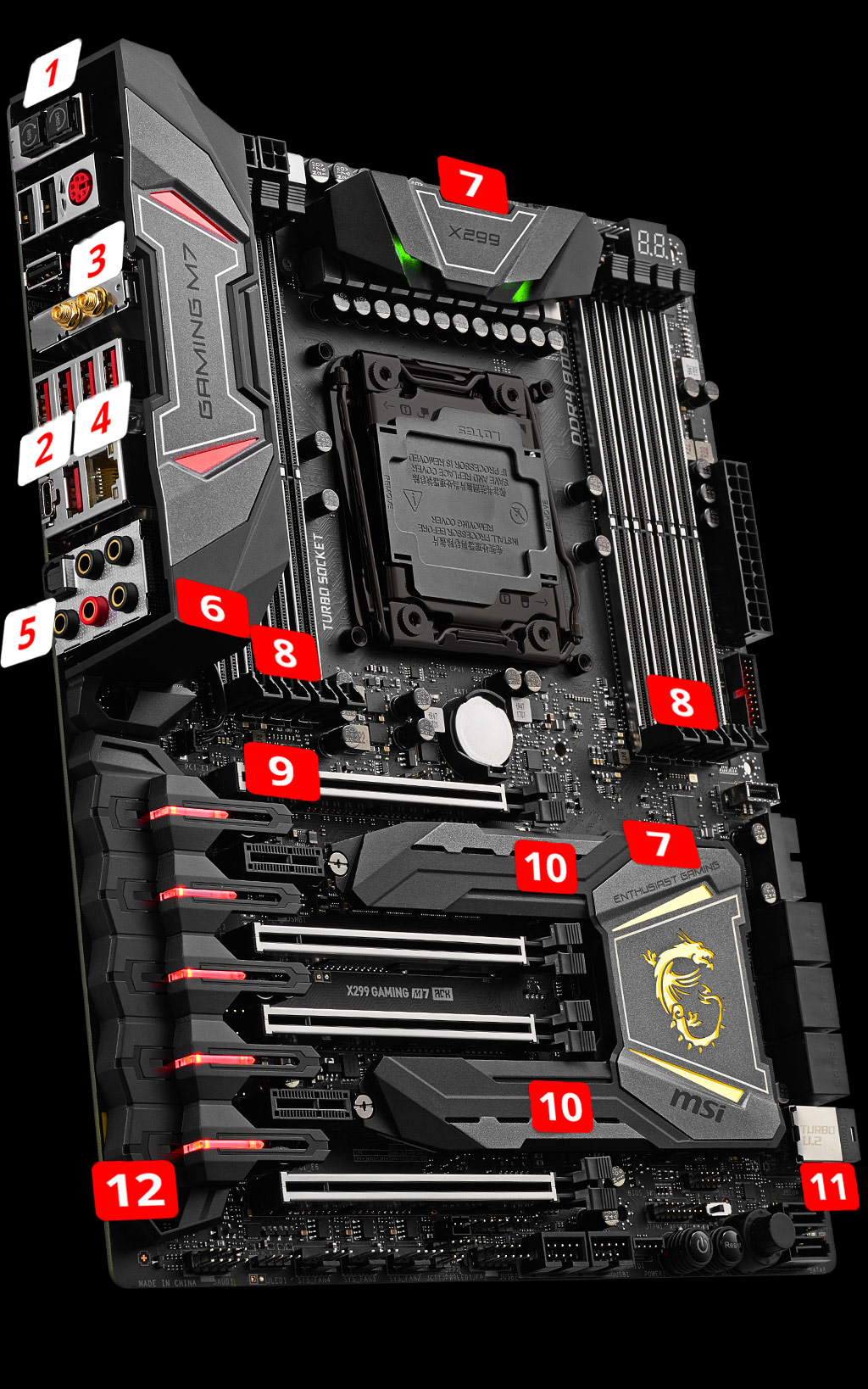 Msi x299 gaming m7 ack обзор