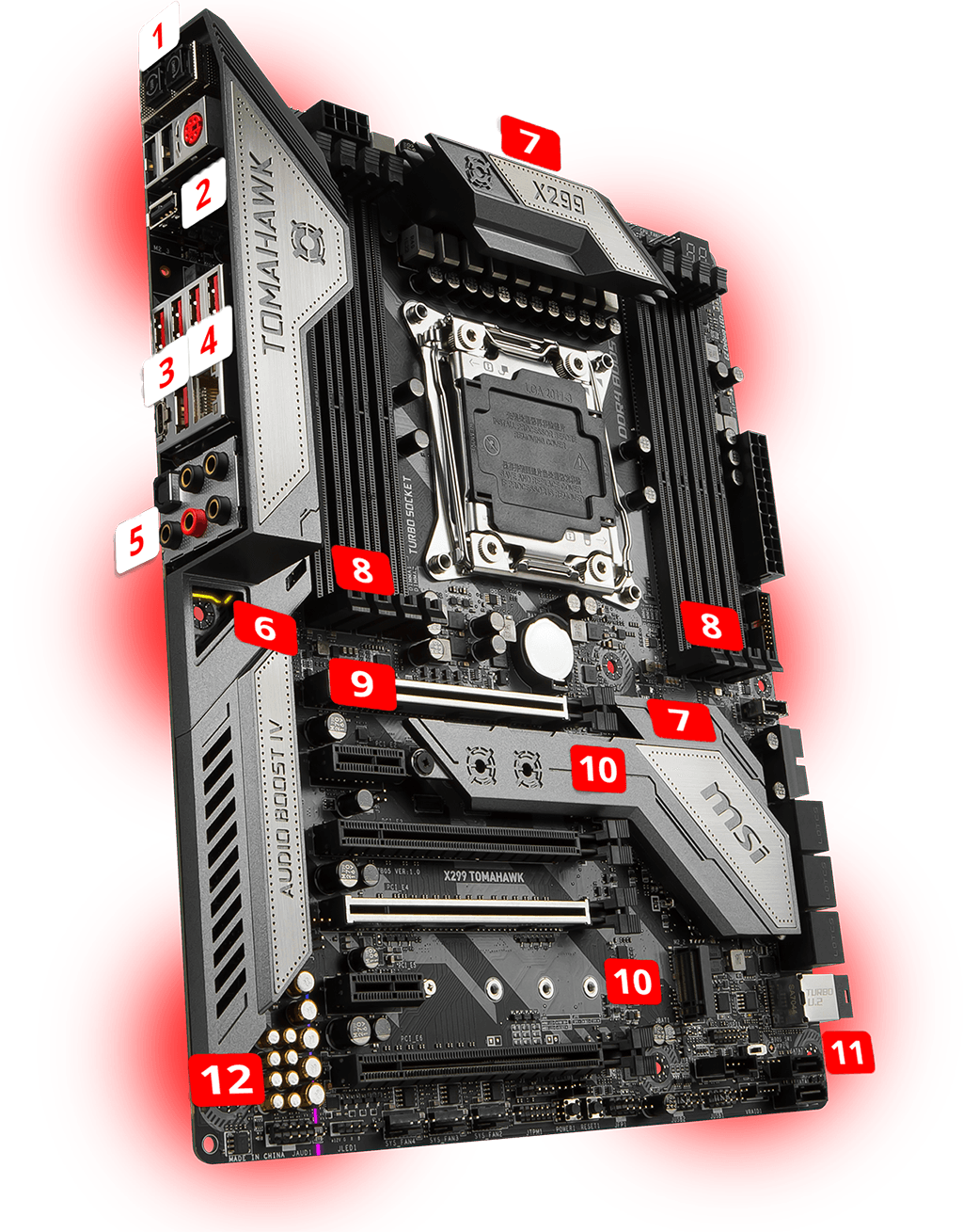 Материнская плата msi tomahawk. MSI x299 Tomahawk AC. X299 Tomahawk AC. Heatsink Stickers MSI Tomahawk. MSI Tomahawk Tundra.