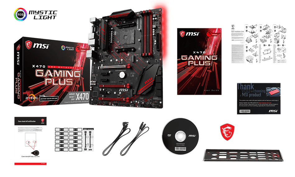 MSI x470 gaming plus