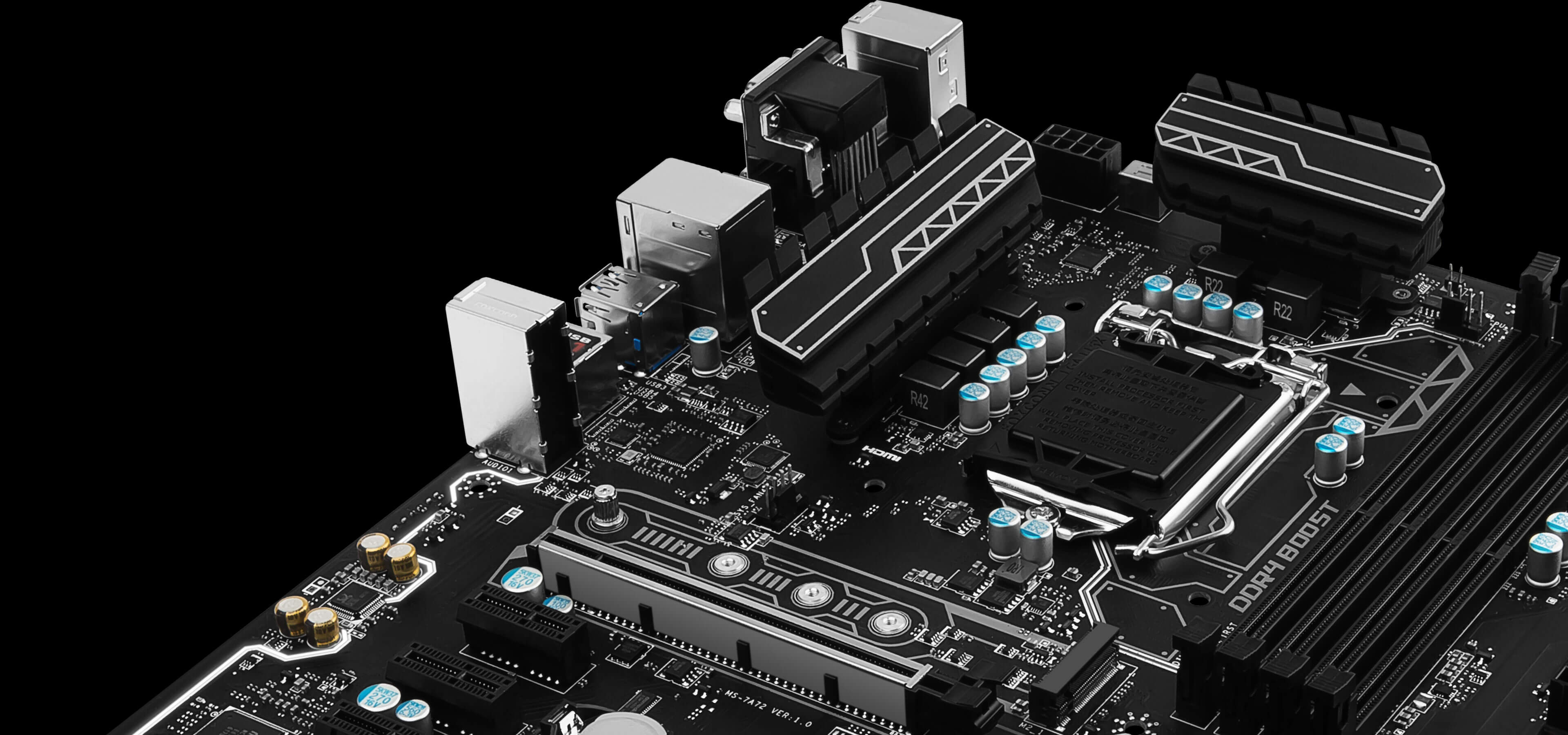 MSI H270 PC MATE 7th/6th Gen USB3 ATX Motherboard - Black (Intel Core i3/i5/i7 Processor, LGA 1151, Dual Channel DDR4, USB 3.1, PCI-E 3.0, PCI-E x1, Sata 6 GB)