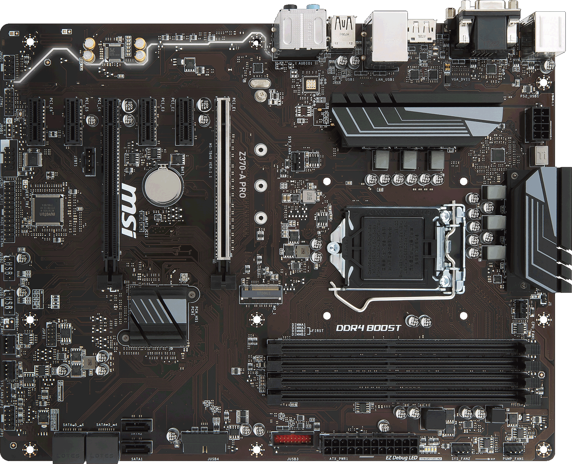 Z370-A PRO | Motherboard - The world leader in motherboard design | MSI