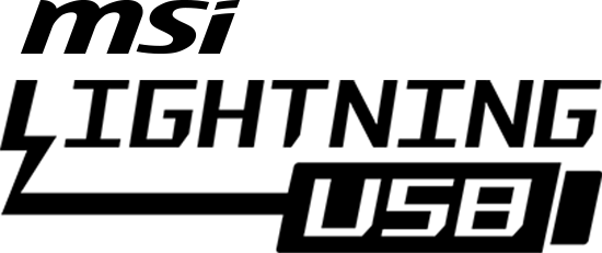 MSI Lightning USB logo