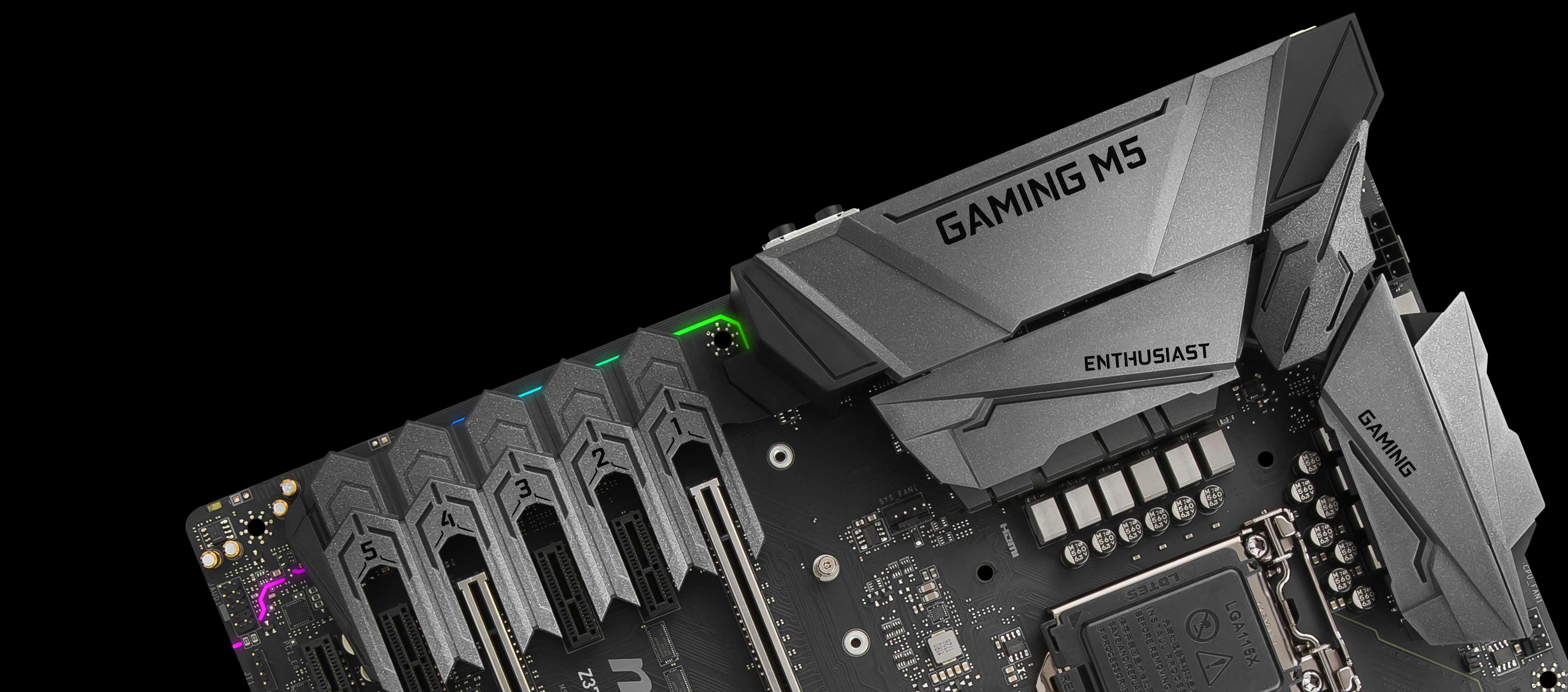 MSI Z370 GAMING M5 Enthusiast Intel Coffee Lake LGA 1151 Gaming Motherboard
