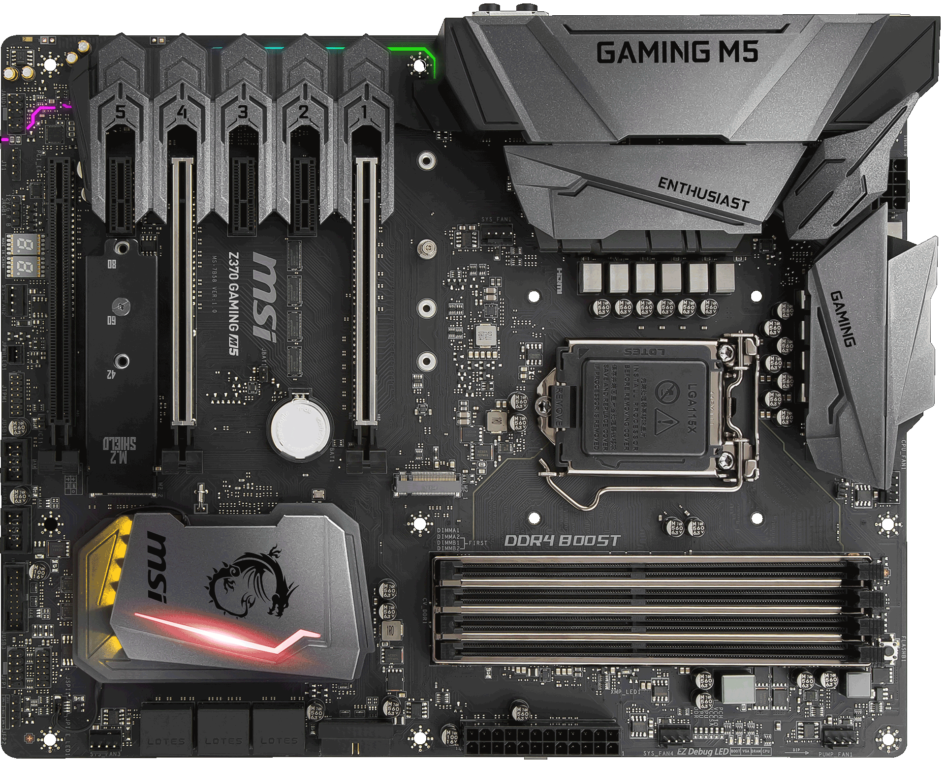 MSI Z370 Gaming M5 Motherboard Techbuy Australia