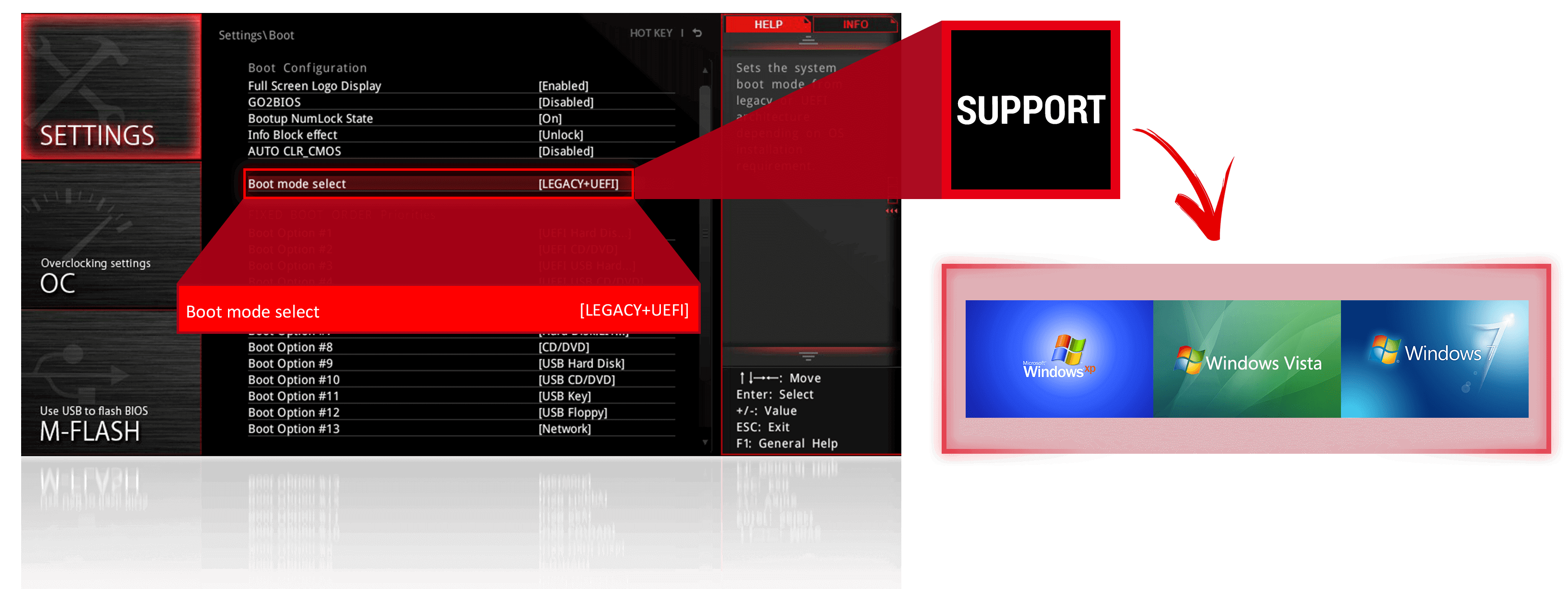 UEFI-LEGACY-BIOS-support