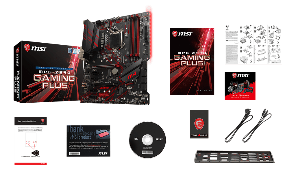 Specification MPG Z390 GAMING PLUS