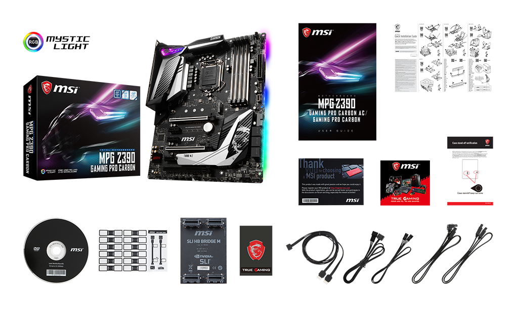 Z390 msi gaming pro on sale carbon