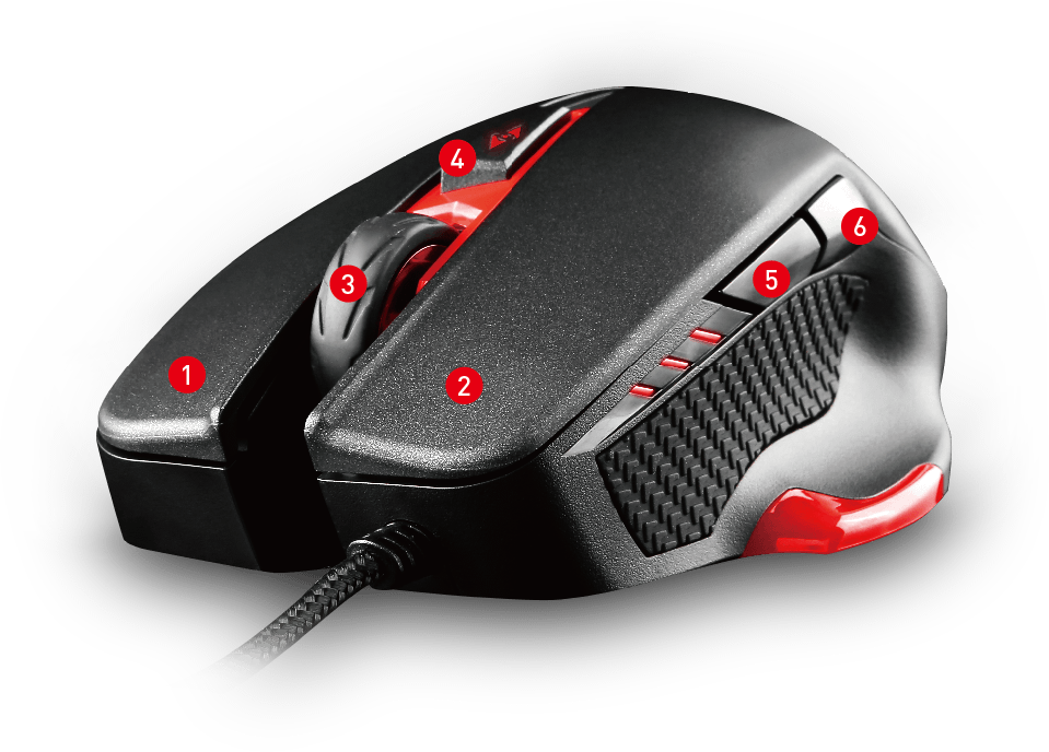msi interceptor ds b1 change mouse buttons