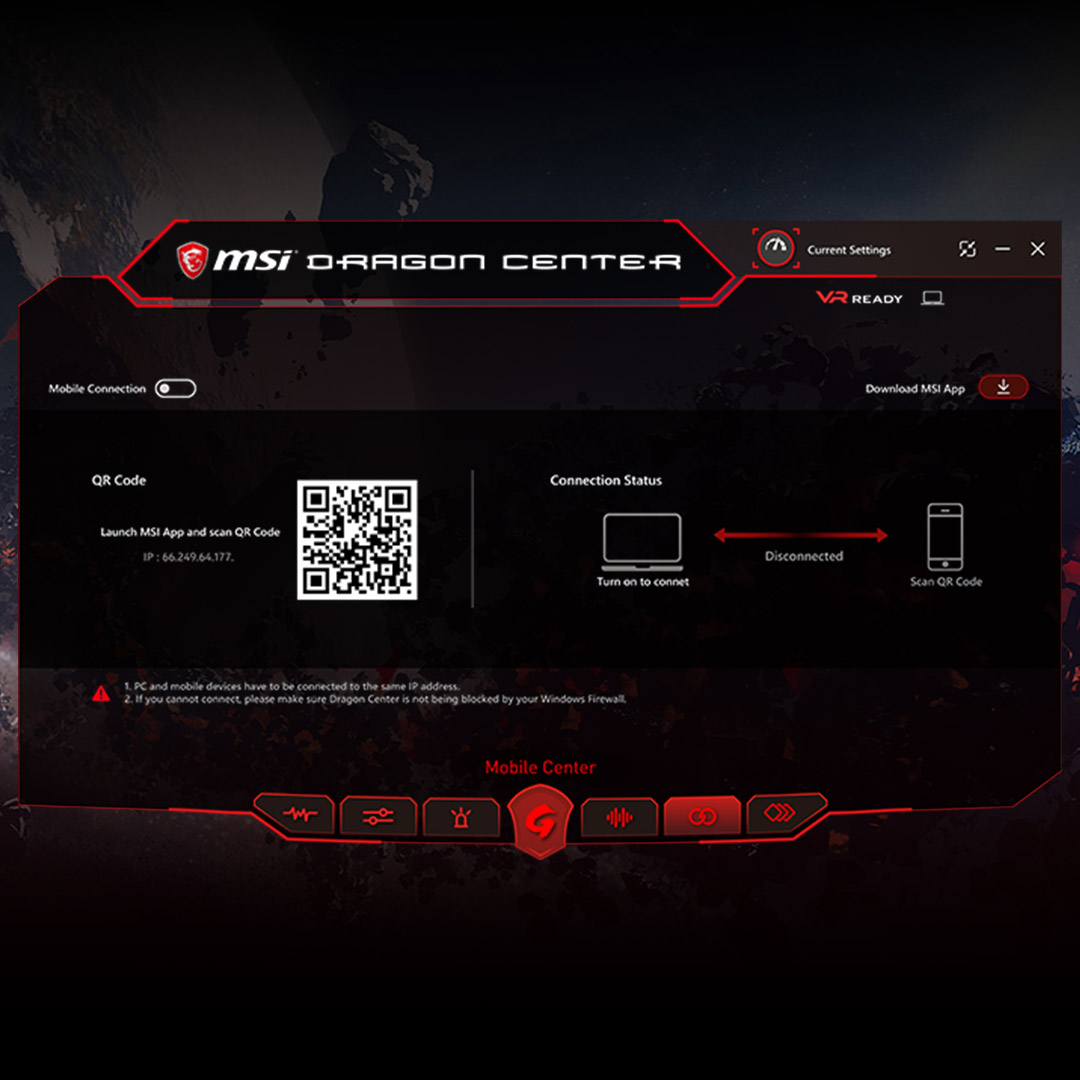 msi center not downloading