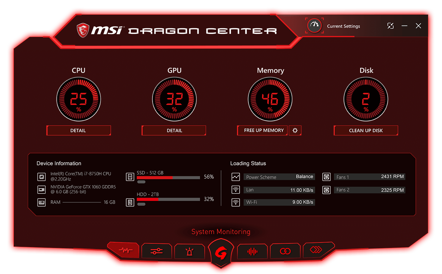 msi center download