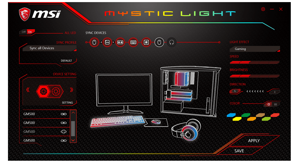 Mystic Light sync