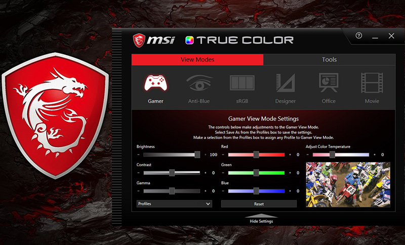 Msi gaming boost. Коврик MSI С подсветкой. MSI игровой статистика. MSI true Gaming. MSI true Color.