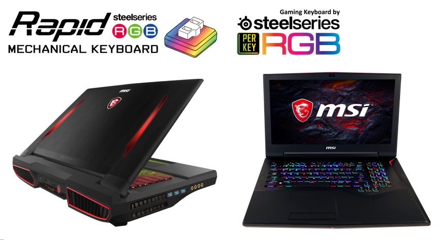 msi laptop with rgb keyboard