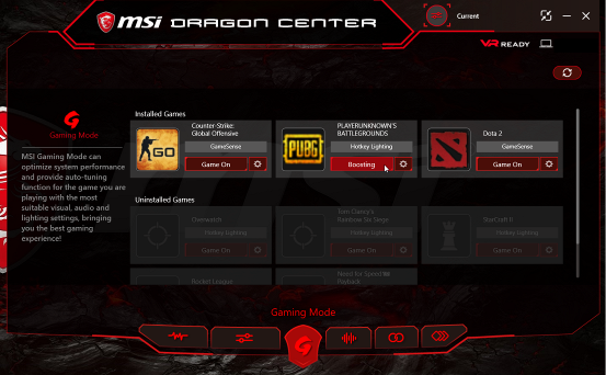 msi dragon center download windows 10