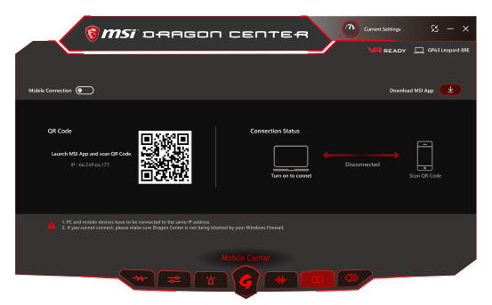 msi dragon dashboard 2.0 app