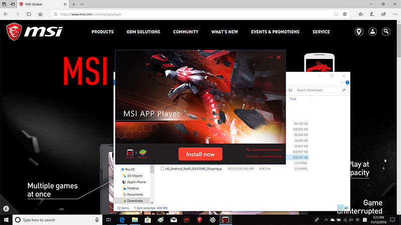 Msi gaming app не работает на windows 10